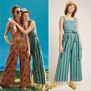 Anthropologie Payal Pratap NWT Cha Cha Striped Jumpsuit 12